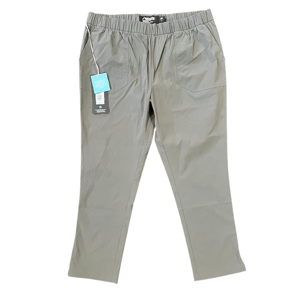 Mountain Khakis Women’s Gray Canton Straight Fit Pants L NWT